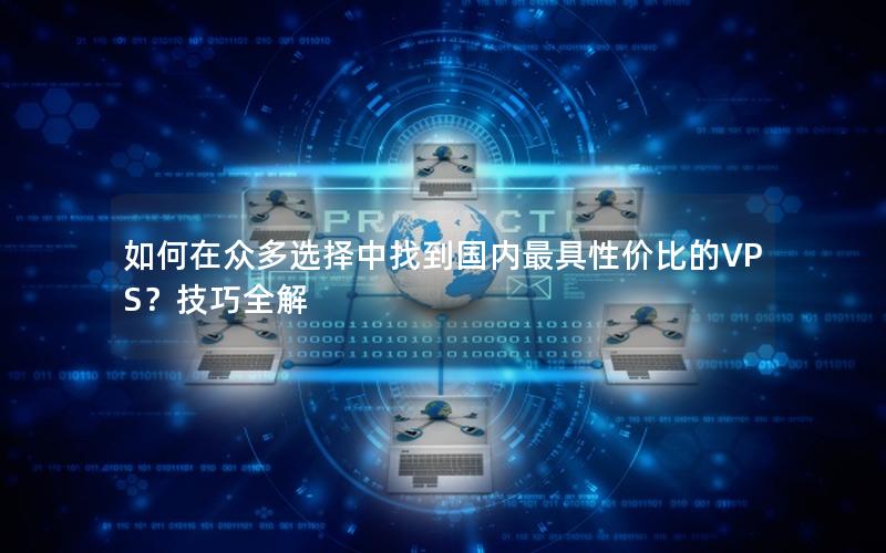 如何在众多选择中找到国内最具性价比的VPS？技巧全解