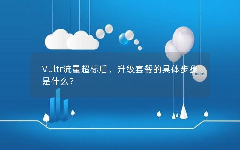 Vultr流量超标后，升级套餐的具体步骤是什么？