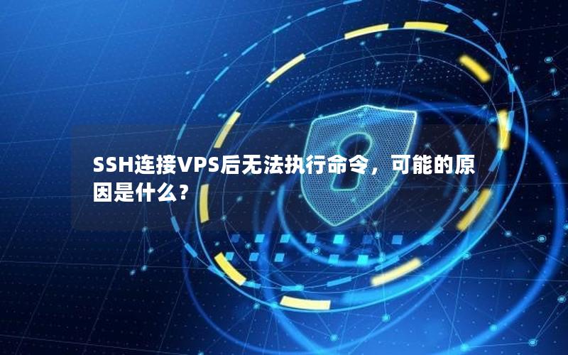 SSH连接VPS后无法执行命令，可能的原因是什么？