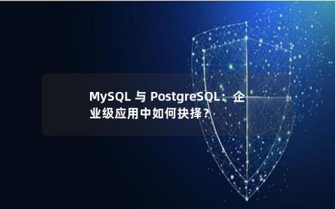 MySQL 与 PostgreSQL：企业级应用中如何抉择？