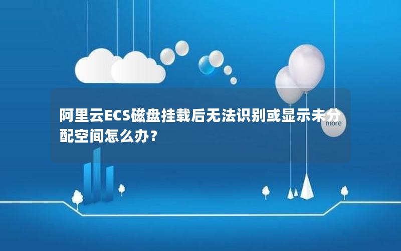 阿里云ECS磁盘挂载后无法识别或显示未分配空间怎么办？