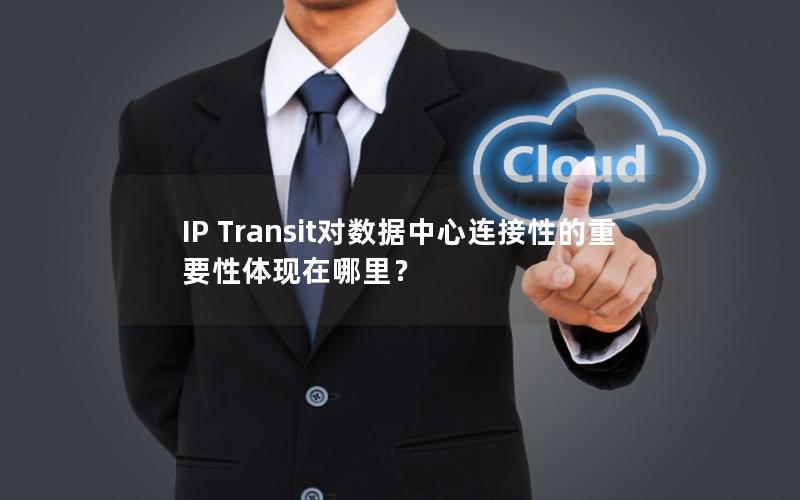 IP Transit对数据中心连接性的重要性体现在哪里？