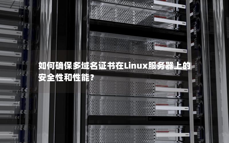 如何确保多域名证书在Linux服务器上的安全性和性能？