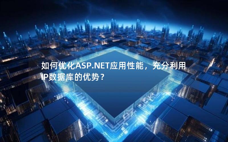 如何优化ASP.NET应用性能，充分利用IP数据库的优势？