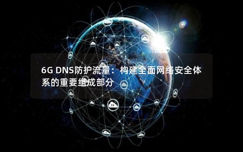 6G DNS防护流量：构建全面网络安全体系的重要组成部分