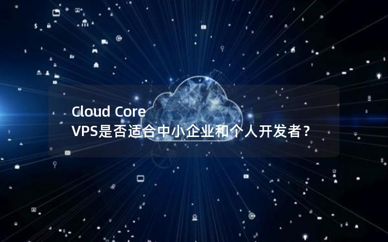 Cloud Core VPS是否适合中小企业和个人开发者？