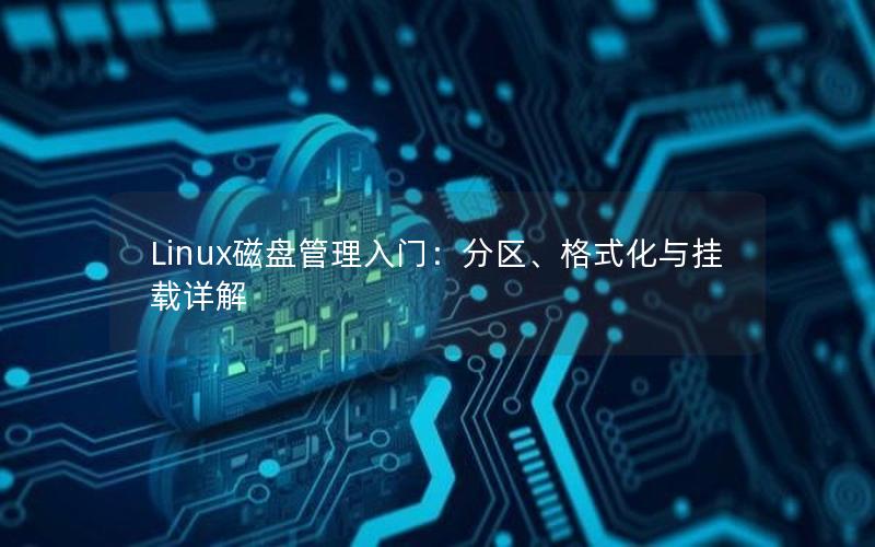 Linux磁盘管理入门：分区、格式化与挂载详解