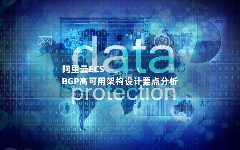 阿里云ECS BGP高可用架构设计要点分析