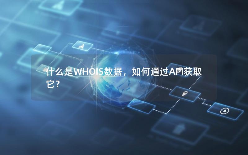 什么是WHOIS数据，如何通过API获取它？