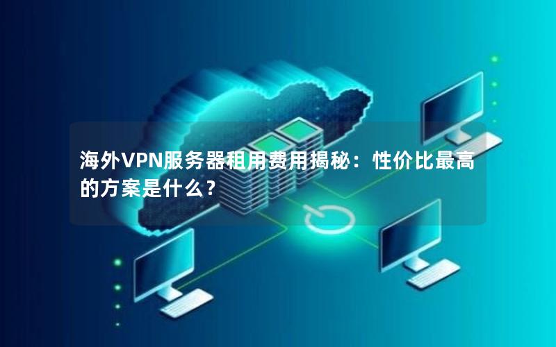 海外VPN服务器租用费用揭秘：性价比最高的方案是什么？