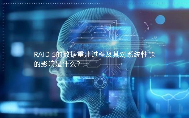 RAID 5的数据重建过程及其对系统性能的影响是什么？