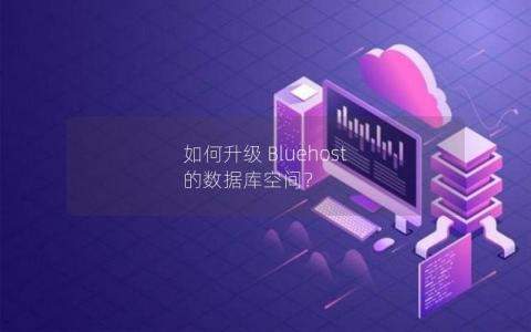 如何升级 Bluehost 的数据库空间？