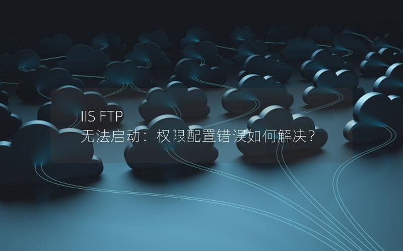 IIS FTP 无法启动：权限配置错误如何解决？