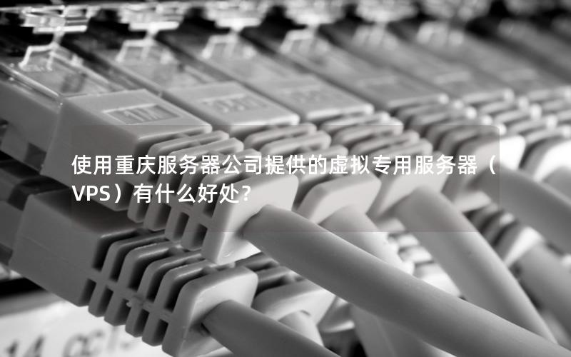 使用重庆服务器公司提供的虚拟专用服务器（VPS）有什么好处？