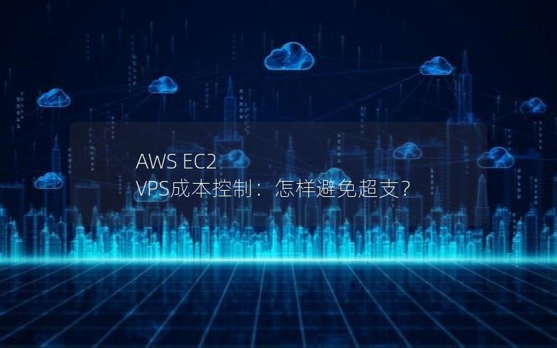 AWS EC2 VPS成本控制：怎样避免超支？