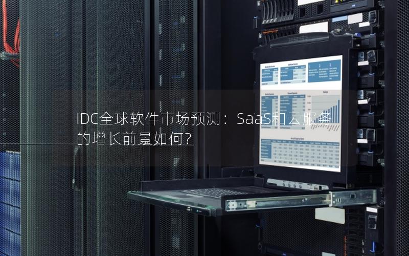 IDC全球软件市场预测：SaaS和云服务的增长前景如何？