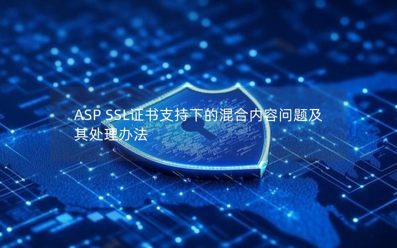 ASP SSL证书支持下的混合内容问题及其处理办法