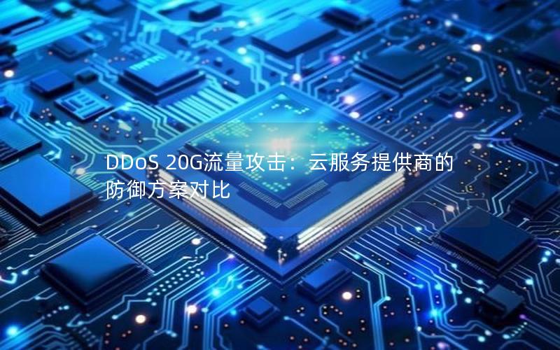 DDoS 20G流量攻击：云服务提供商的防御方案对比