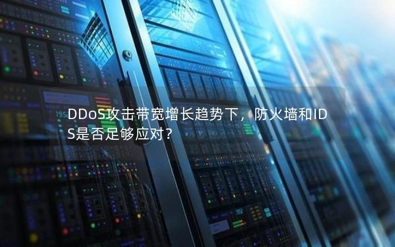 DDoS攻击带宽增长趋势下，防火墙和IDS是否足够应对？