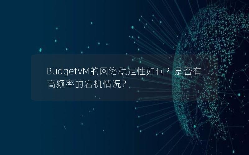 BudgetVM的网络稳定性如何？是否有高频率的宕机情况？