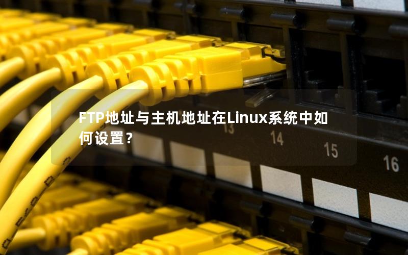 FTP地址与主机地址在Linux系统中如何设置？