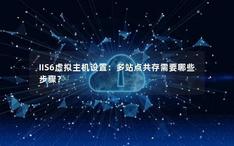 IIS6虚拟主机设置：多站点共存需要哪些步骤？