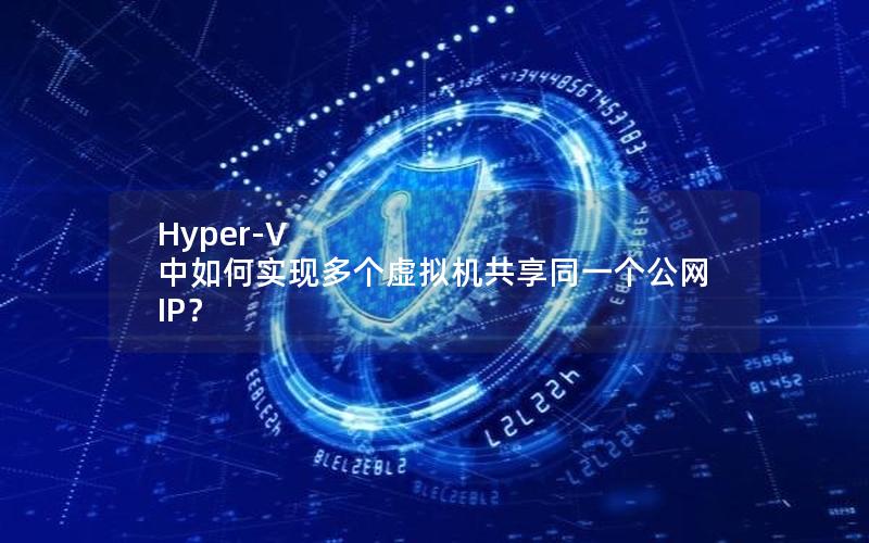 Hyper-V 中如何实现多个虚拟机共享同一个公网 IP？