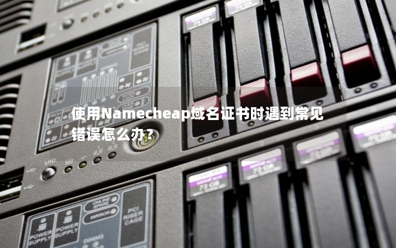 使用Namecheap域名证书时遇到常见错误怎么办？