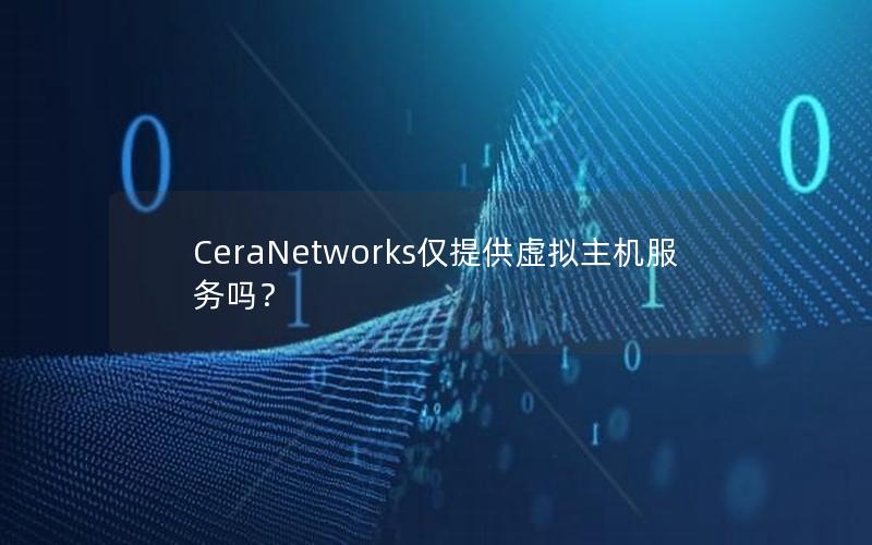 CeraNetworks仅提供虚拟主机服务吗？