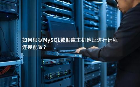 如何根据MySQL数据库主机地址进行远程连接配置？