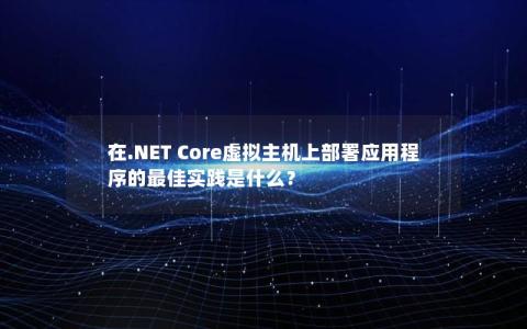 在.NET Core虚拟主机上部署应用程序的最佳实践是什么？