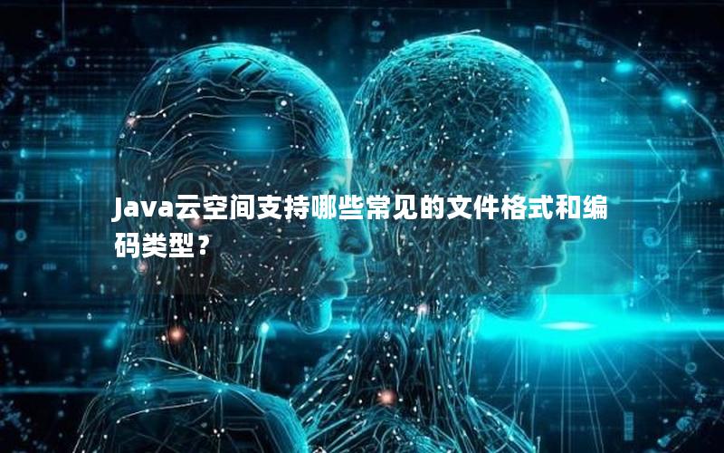 Java云空间支持哪些常见的文件格式和编码类型？