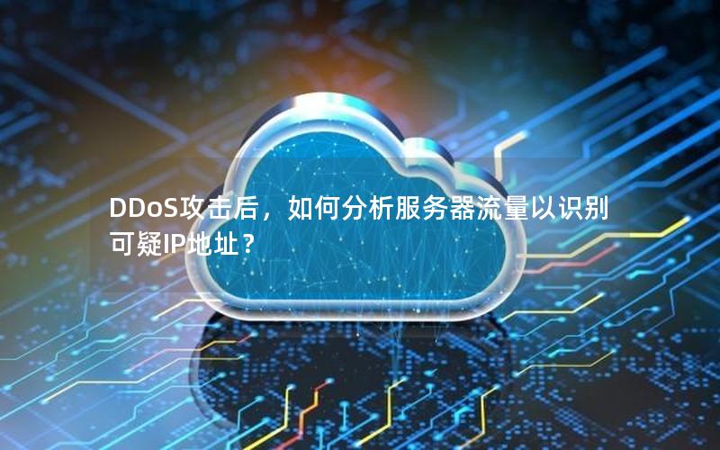 DDoS攻击后，如何分析服务器流量以识别可疑IP地址？