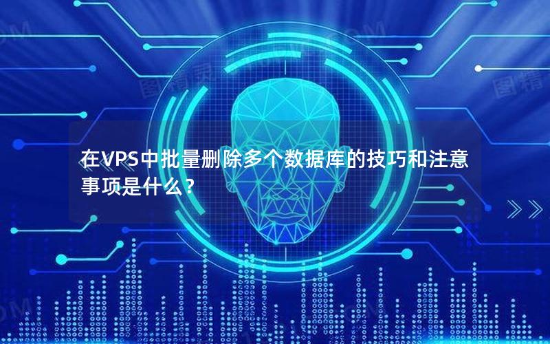 在VPS中批量删除多个数据库的技巧和注意事项是什么？