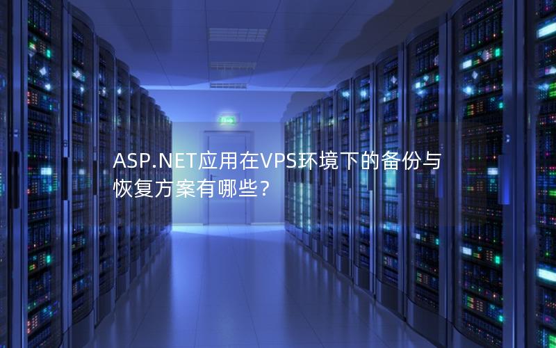 ASP.NET应用在VPS环境下的备份与恢复方案有哪些？