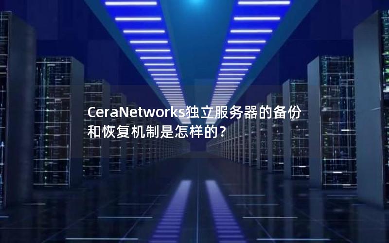 CeraNetworks独立服务器的备份和恢复机制是怎样的？