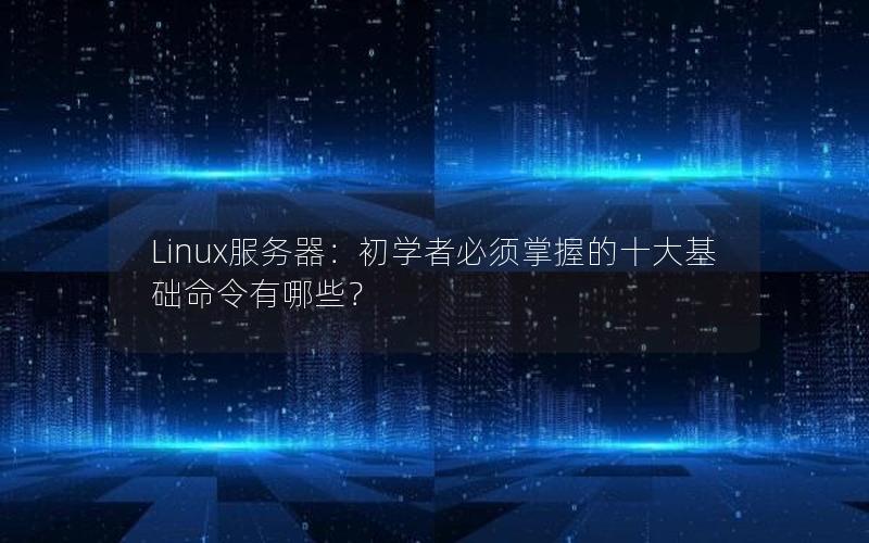 Linux服务器：初学者必须掌握的十大基础命令有哪些？