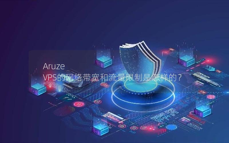 Aruze VPS的网络带宽和流量限制是怎样的？