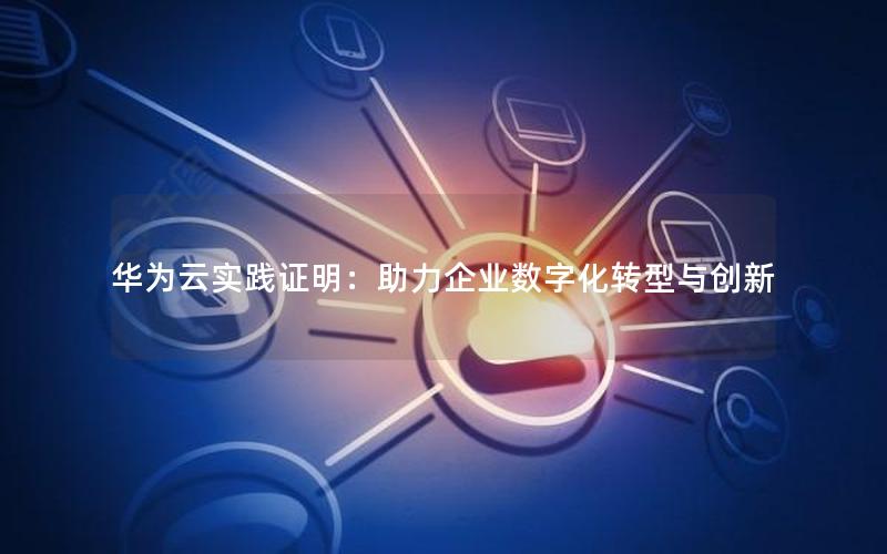 华为云实践证明：助力企业数字化转型与创新