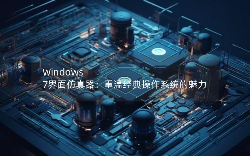 Windows 7界面仿真器：重温经典操作系统的魅力