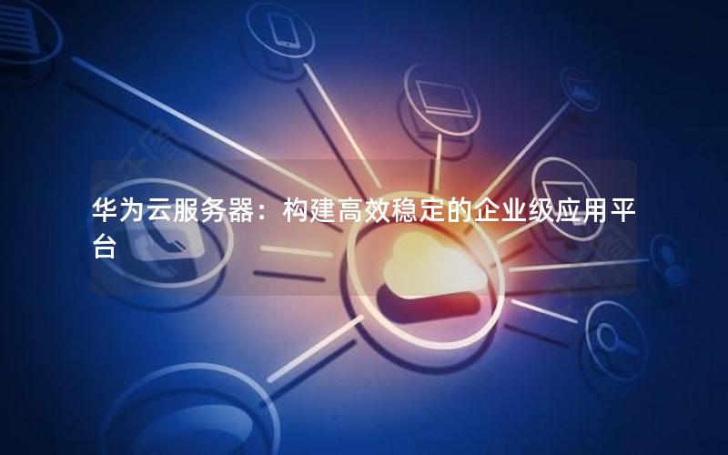 华为云服务器：构建高效稳定的企业级应用平台