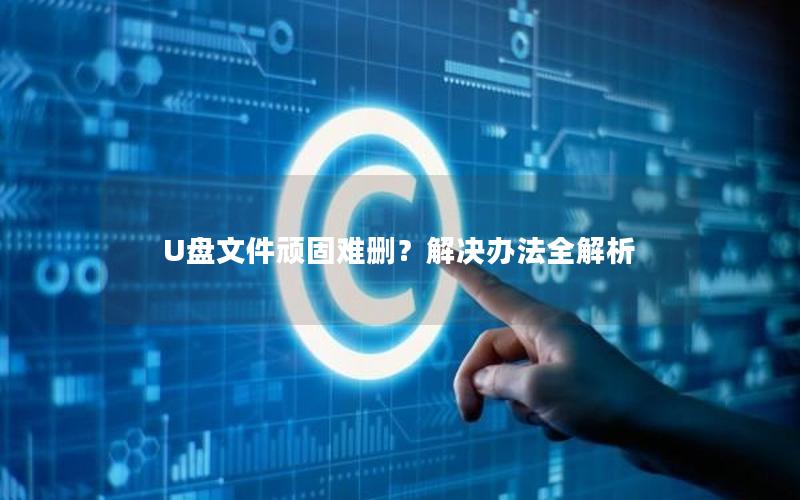 U盘文件顽固难删？解决办法全解析