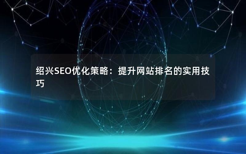 绍兴SEO优化策略：提升网站排名的实用技巧