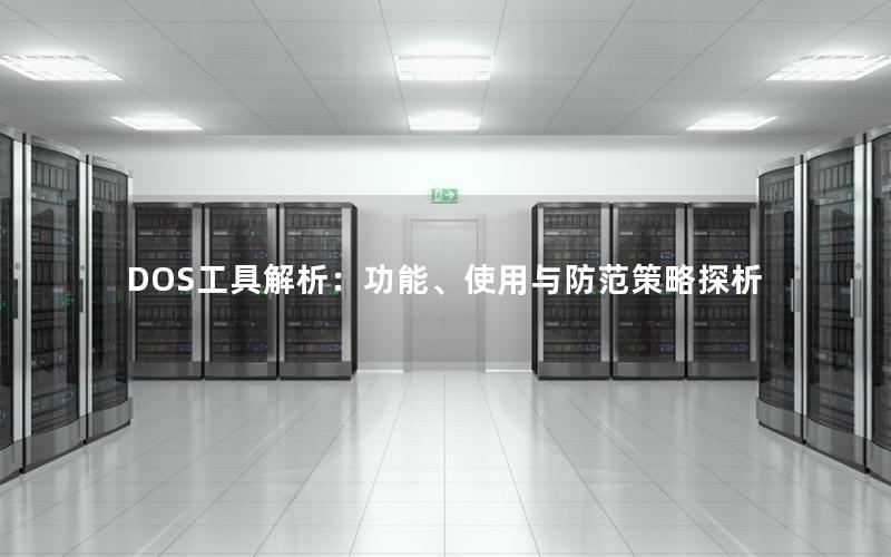 DOS工具解析：功能、使用与防范策略探析