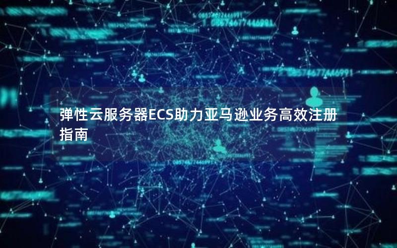 弹性云服务器ECS助力亚马逊业务高效注册指南