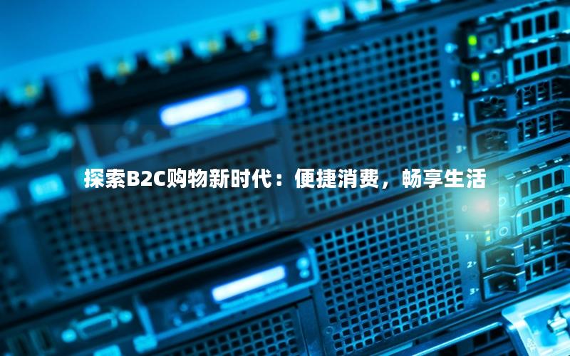 探索B2C购物新时代：便捷消费，畅享生活