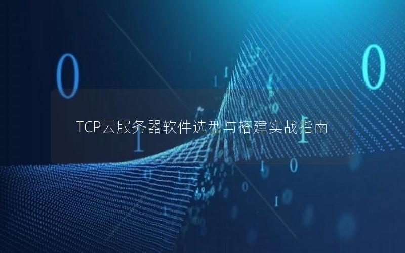 TCP云服务器软件选型与搭建实战指南