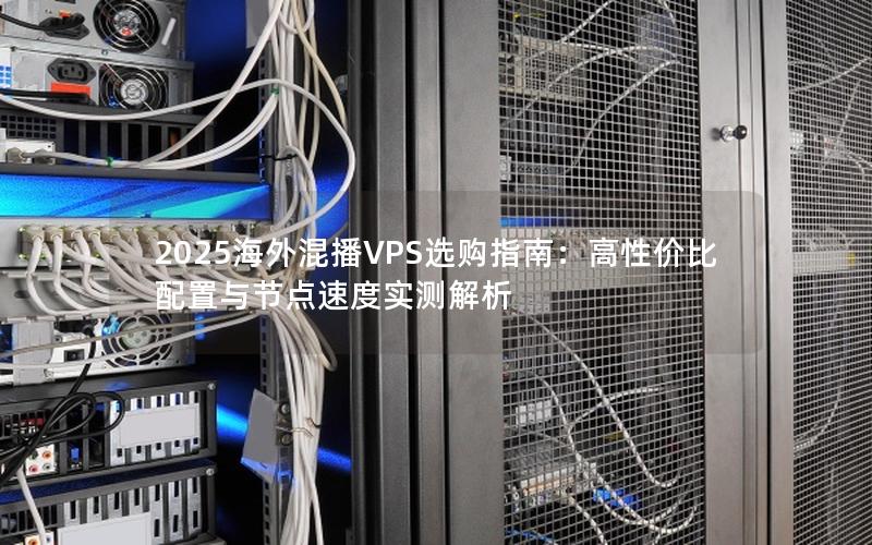 2025海外混播VPS选购指南：高性价比配置与节点速度实测解析