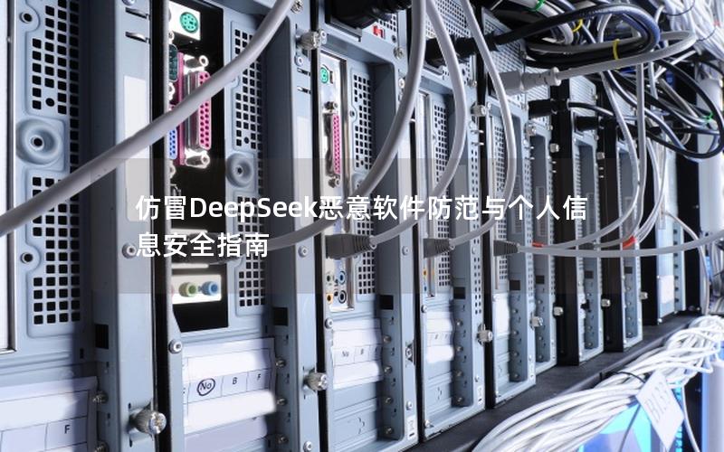 仿冒DeepSeek恶意软件防范与个人信息安全指南