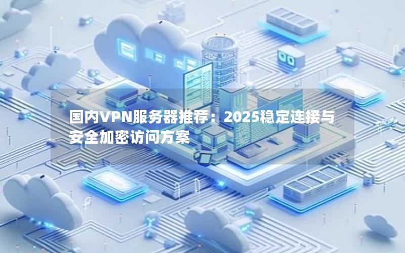 国内VPN服务器推荐：2025稳定连接与安全加密访问方案